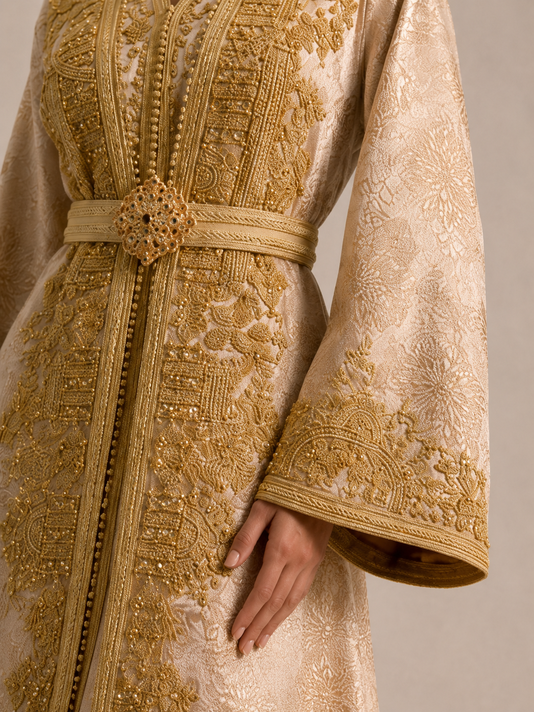 Caftan Blanc Simple
