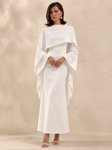 White Wedding Abaya 