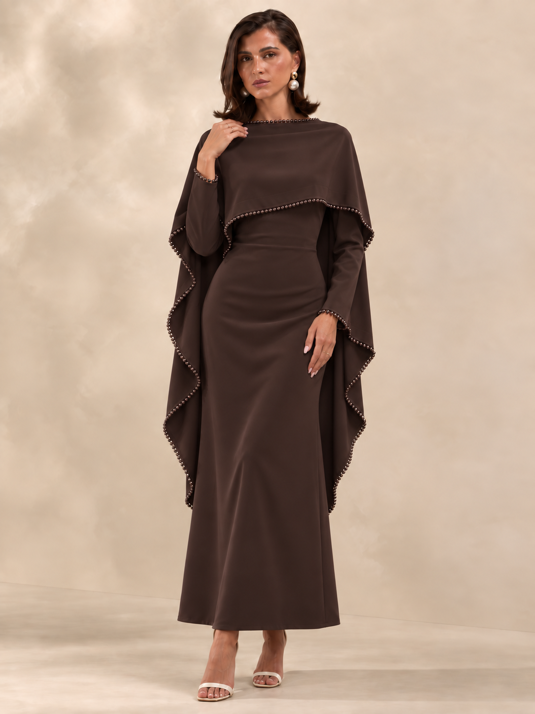 Braune Abaya