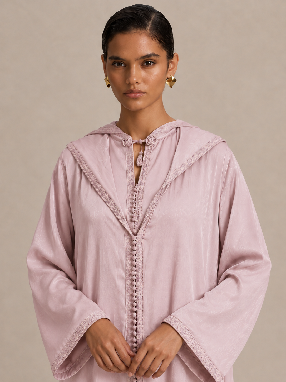 Elegante Damen-Djellaba (2-teilig)