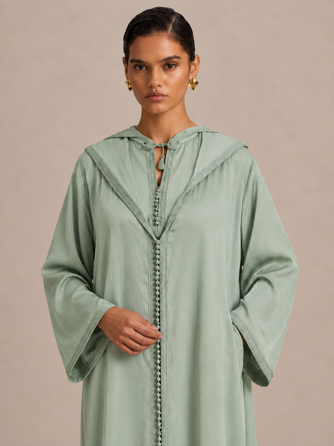 Schlichte Damen-Djellaba (2 Teile)