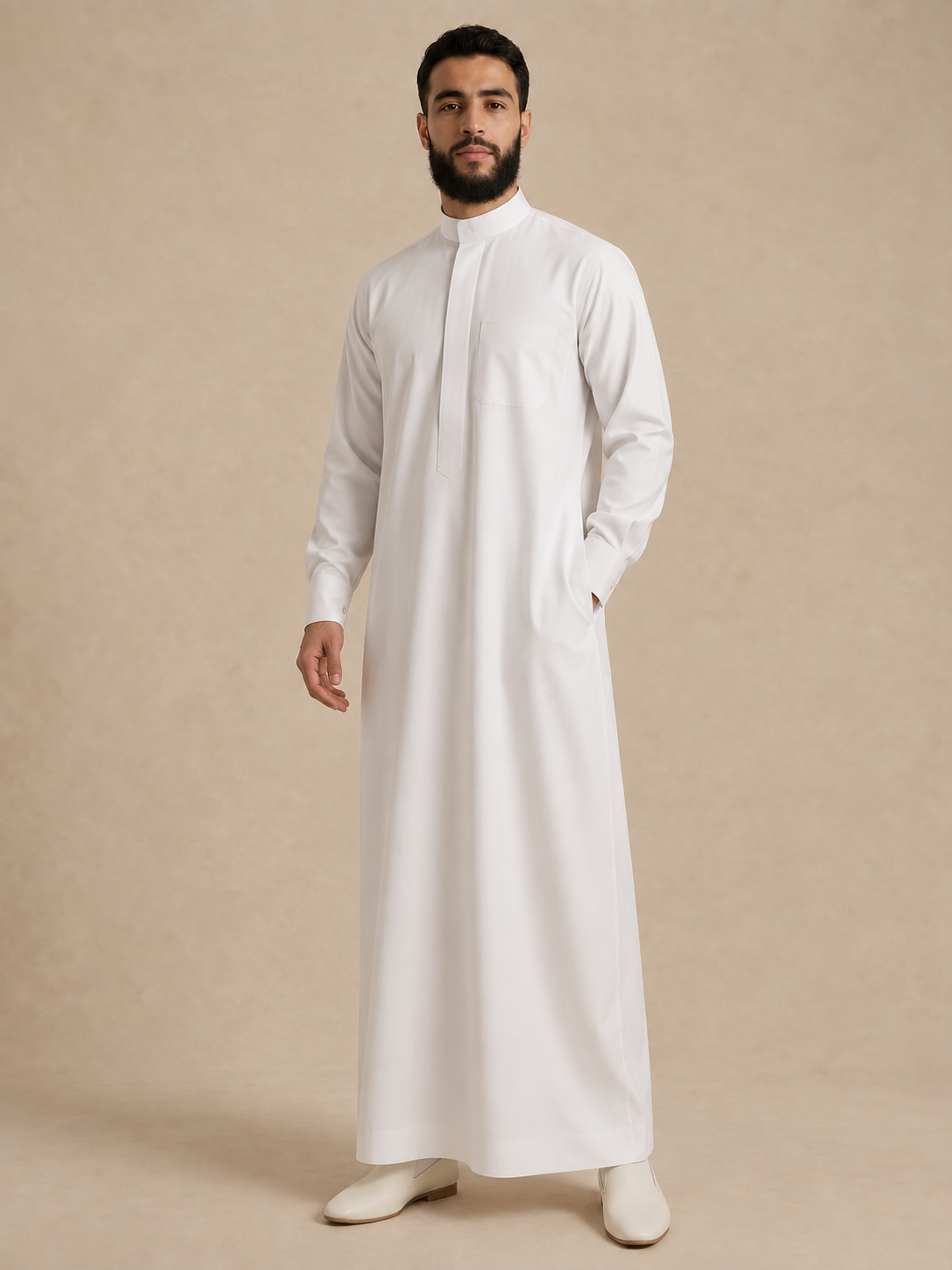 Qamis Adam – Blanc