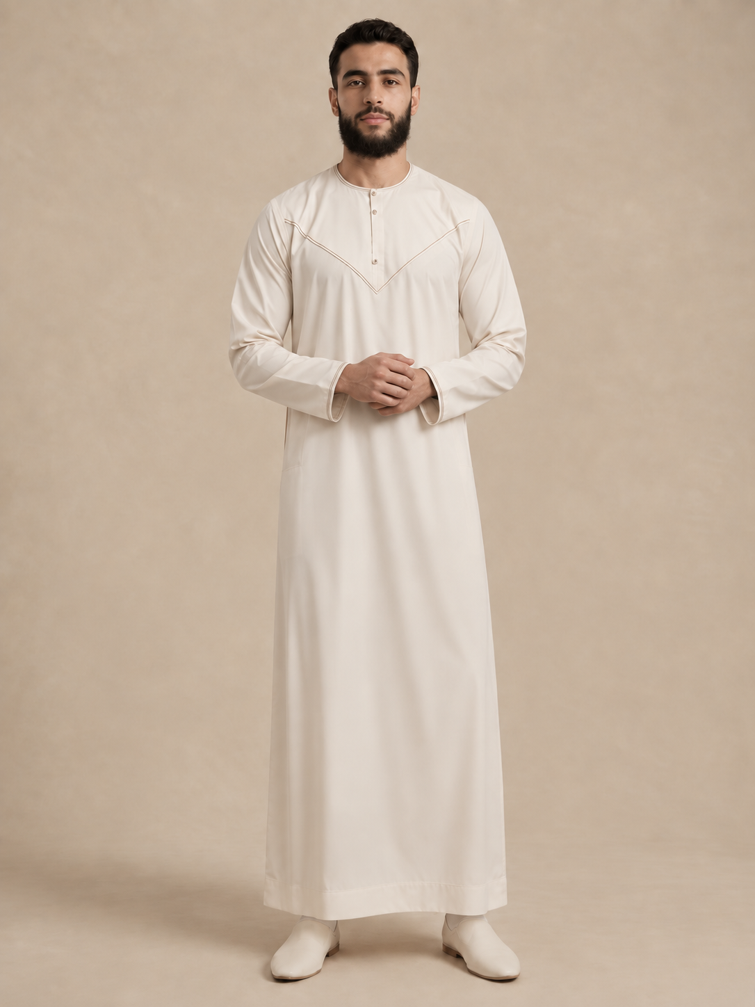 Qamis Yassine – Blanc