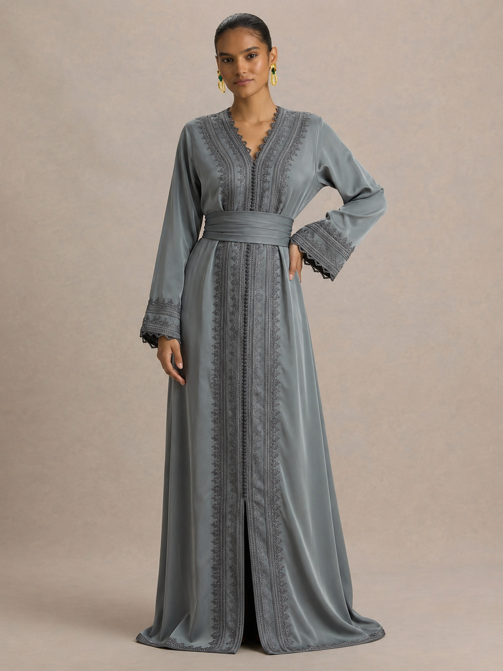 Ceinture assortie offerte avec ce caftan