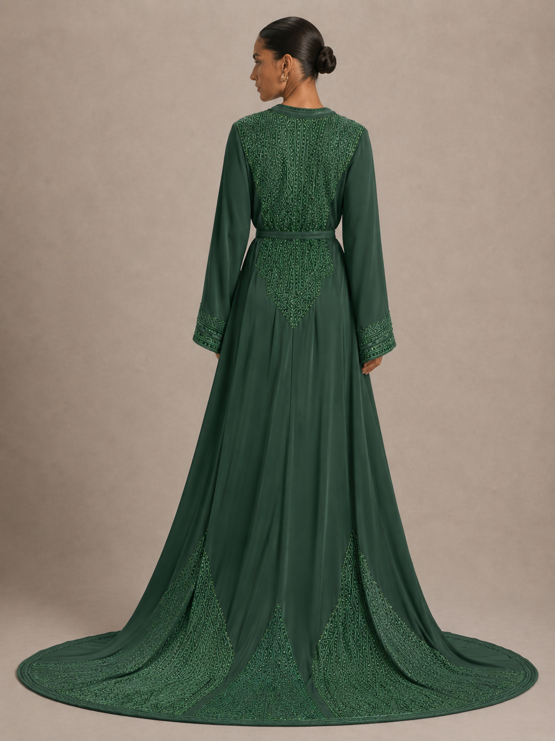 Green Hlel Caftan