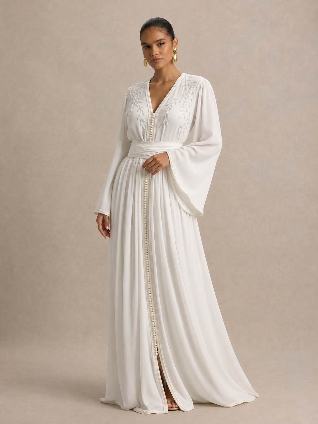 Silver Grey Caftan