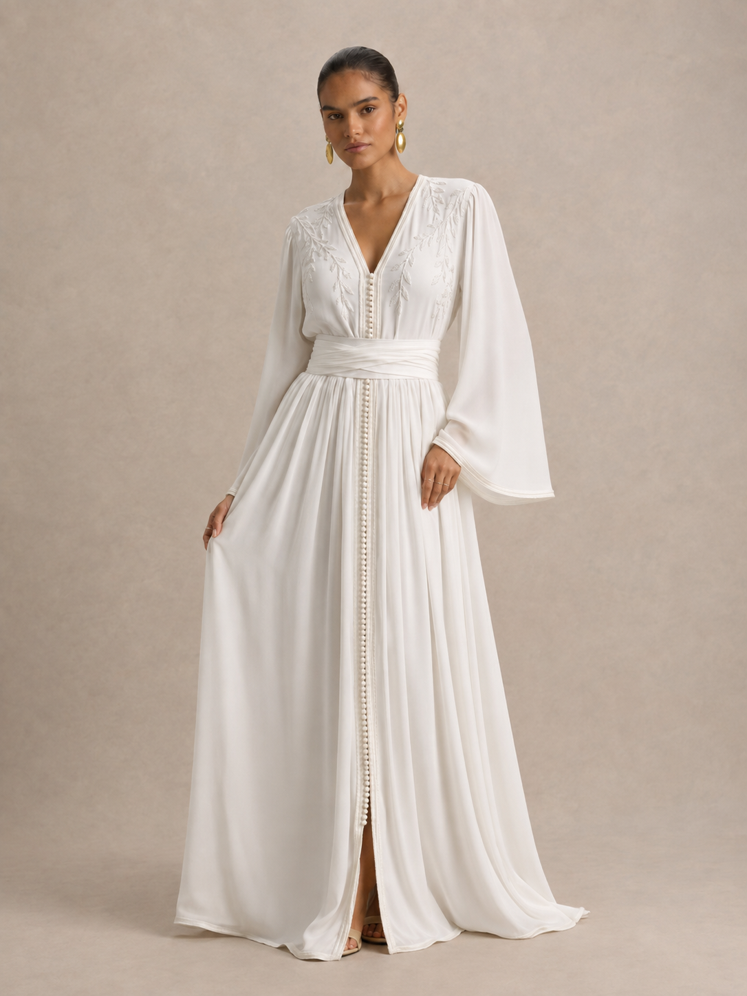 Silver Grey Caftan