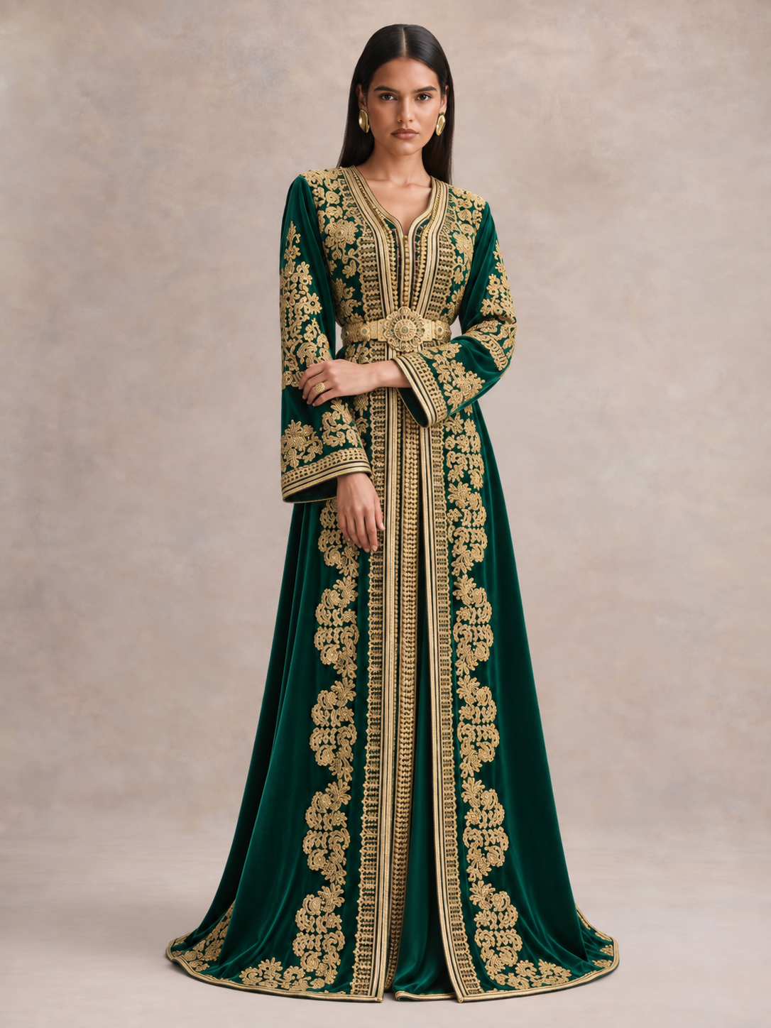 Caftan Hlel Vert