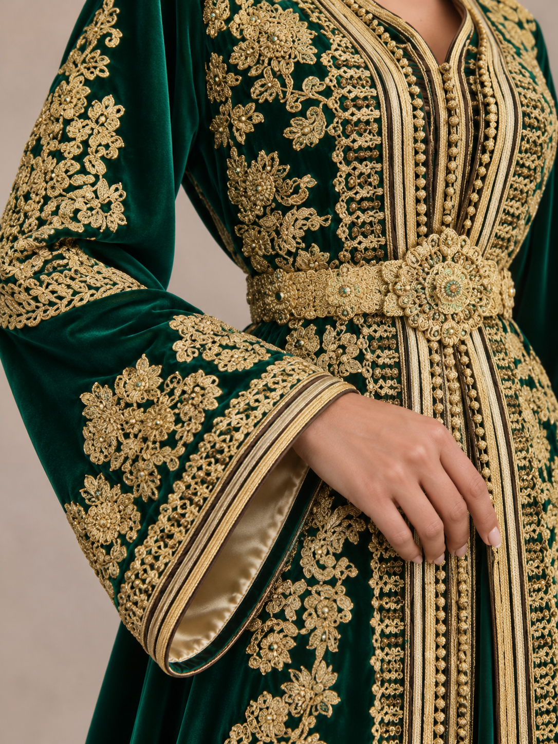 Caftan Hlel Vert