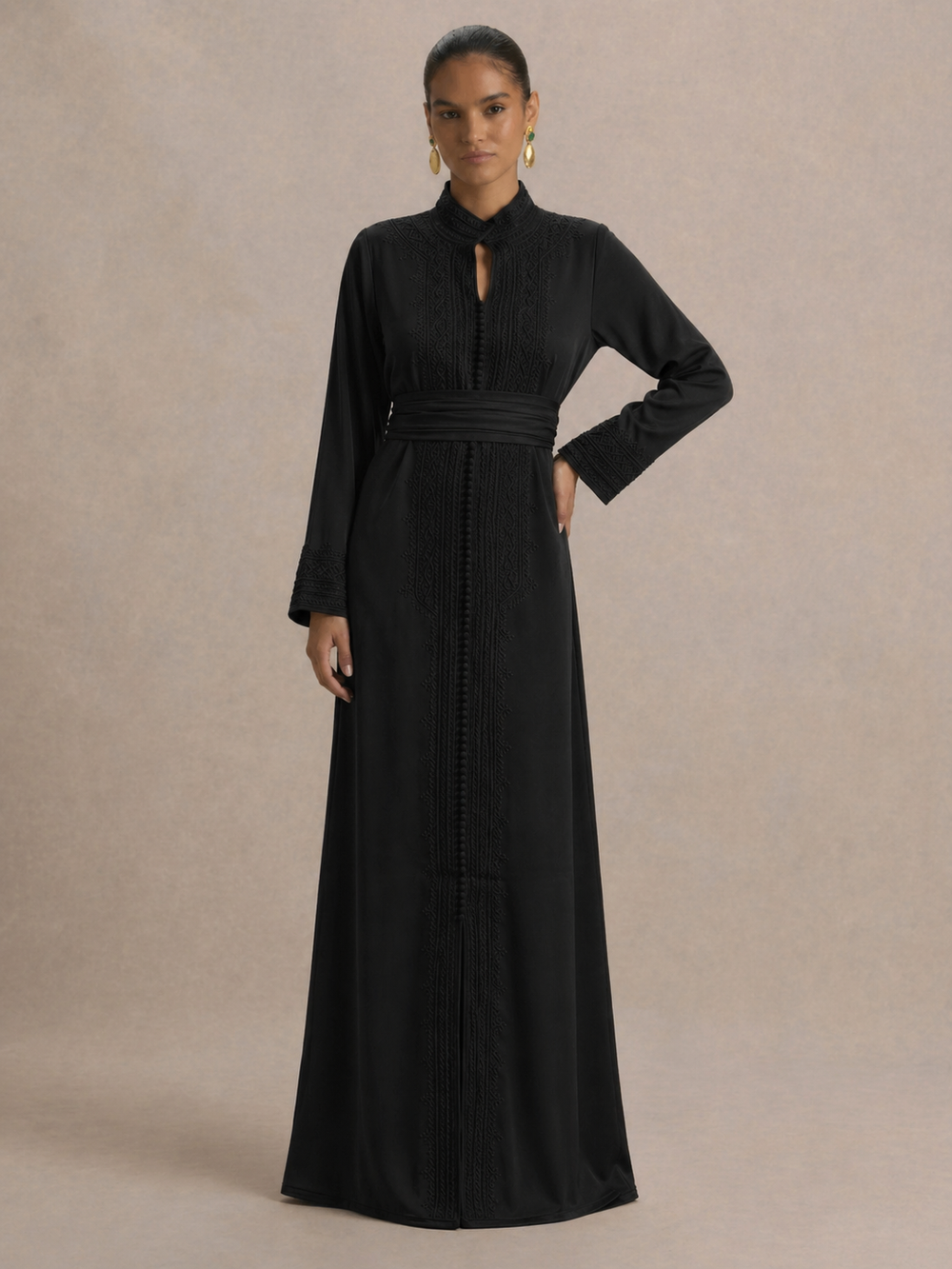 Ceinture assortie offerte avec ce caftan