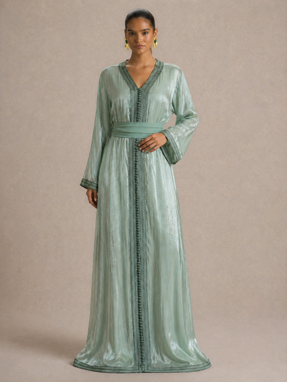 Ceinture assortie offerte avec ce caftan