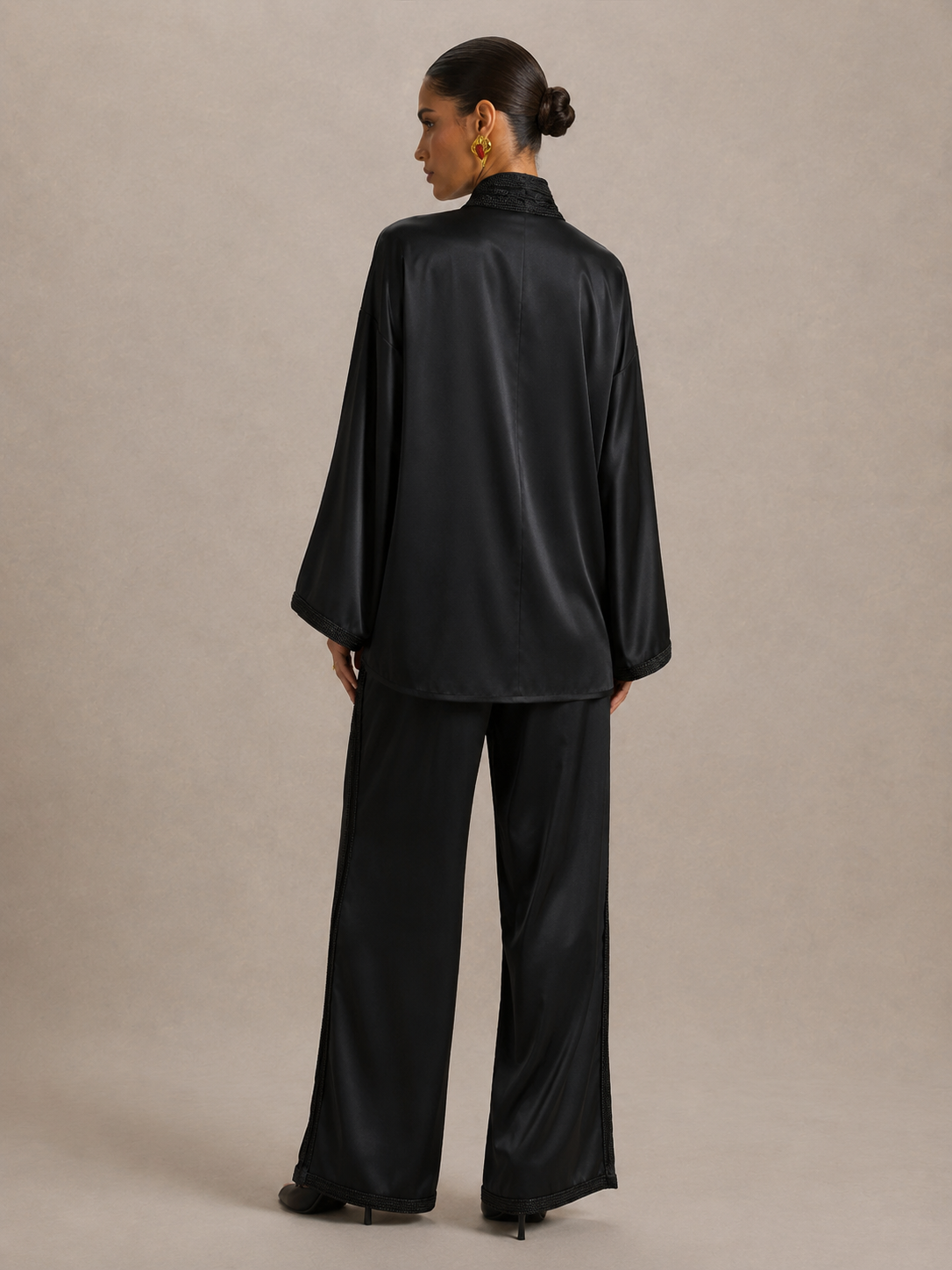 Ensemble Beldi Noir Satiné