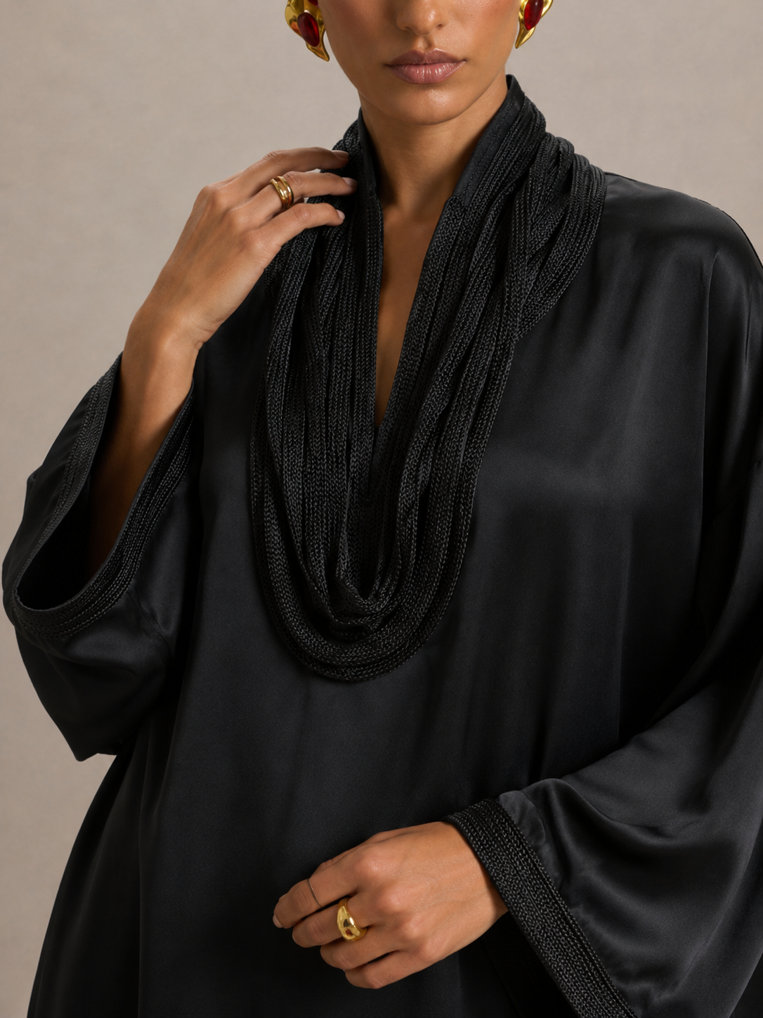 Ensemble Beldi Noir Satiné