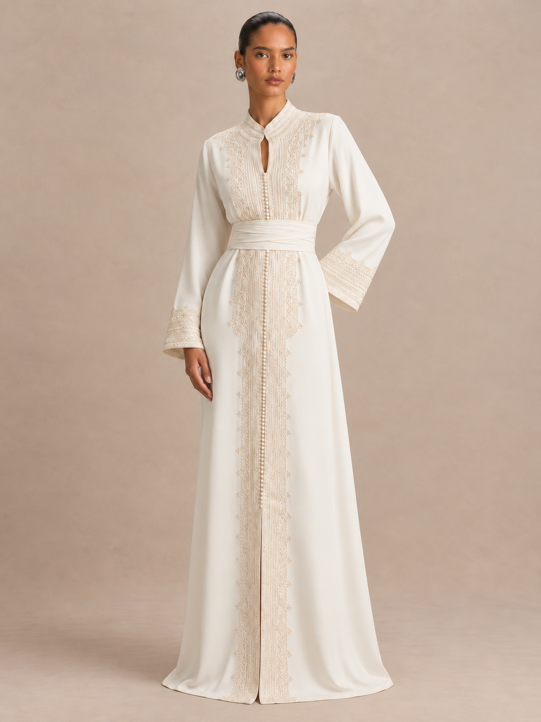 Caftan Marocain Blanc