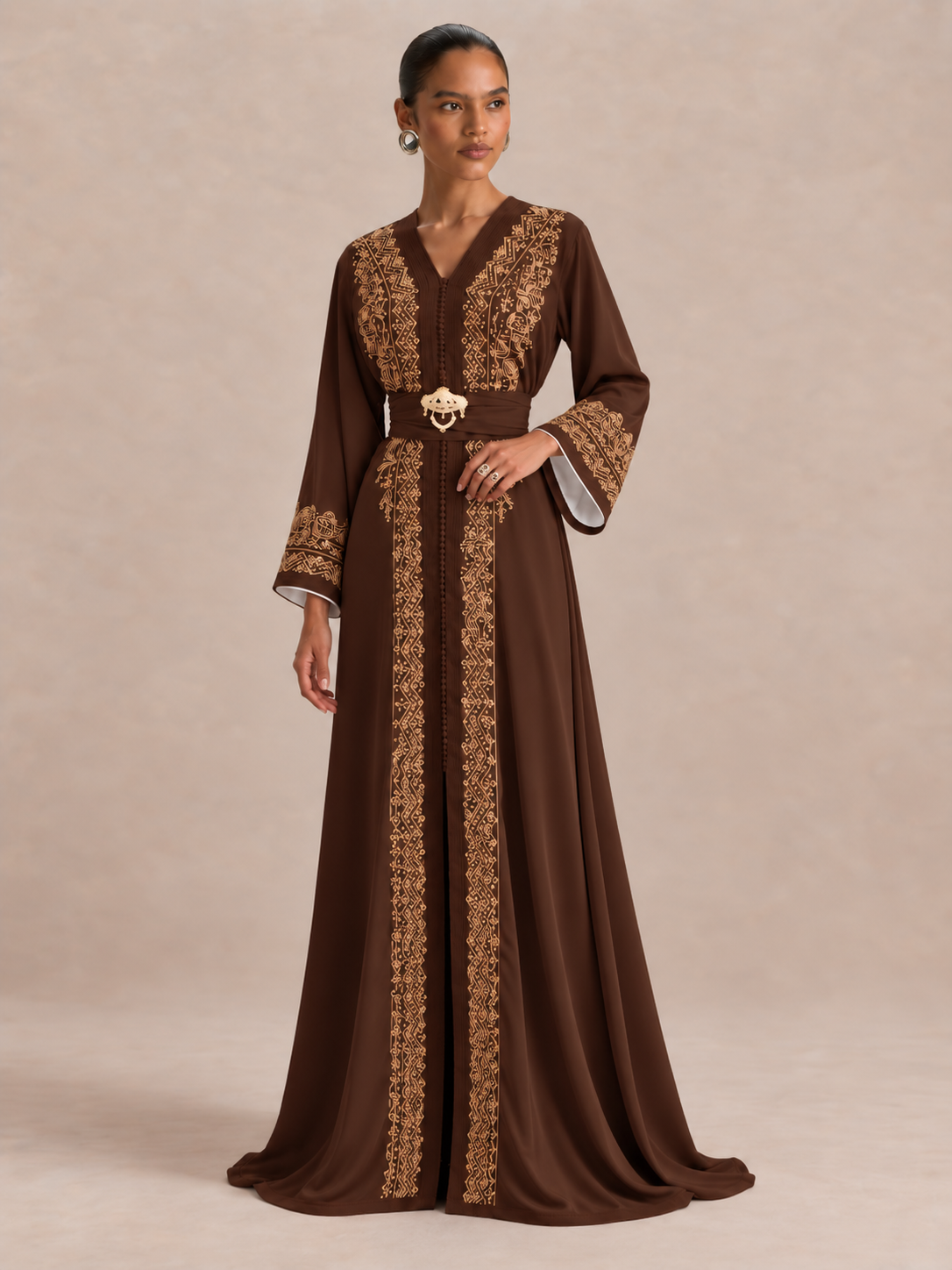 Vestido caftán oriental