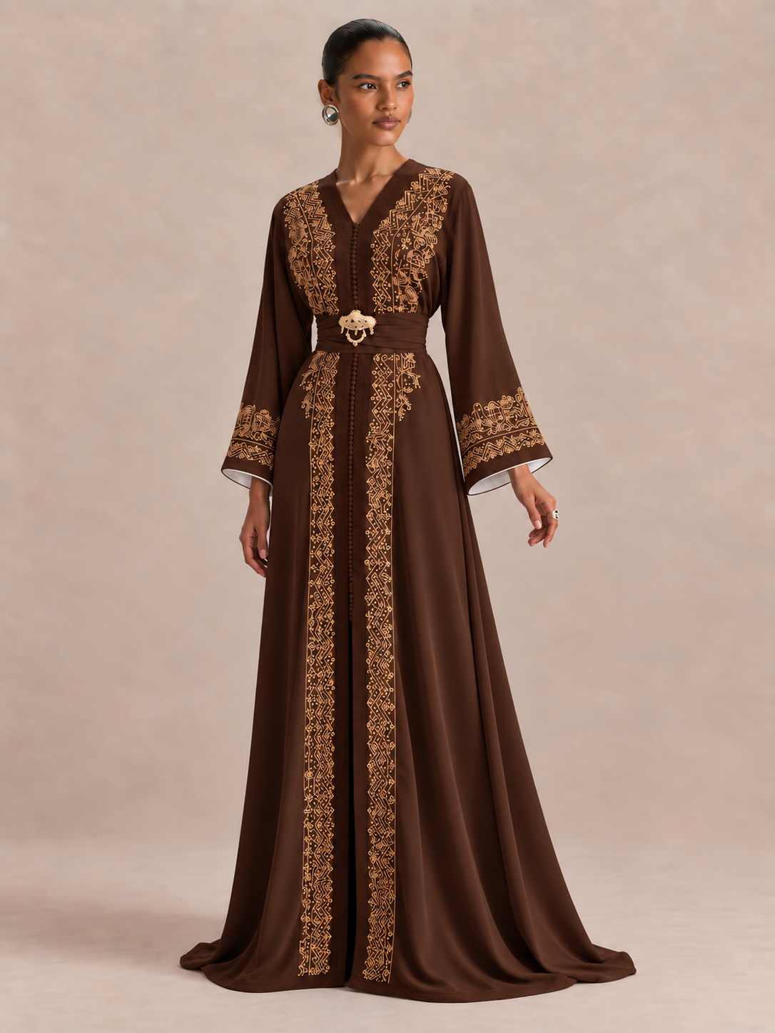 Vestido caftán oriental