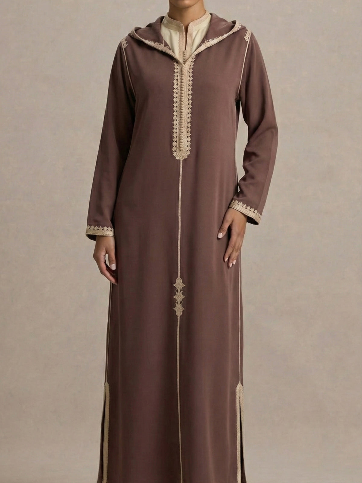 Djellaba Beige | Caftania Paris