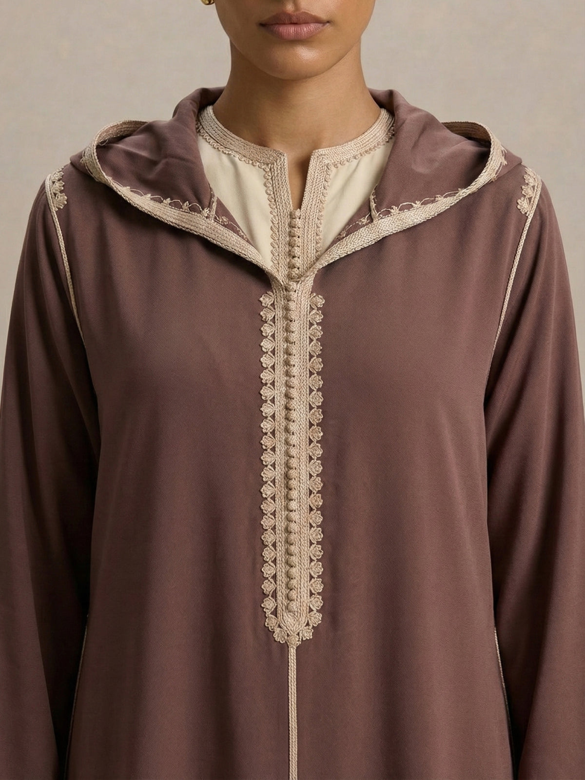 Djellaba Beige | Caftania Paris