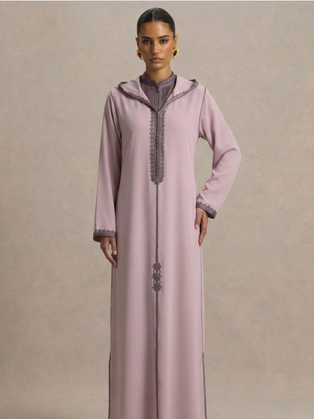 Djellaba Capuche Femme | Caftania Paris