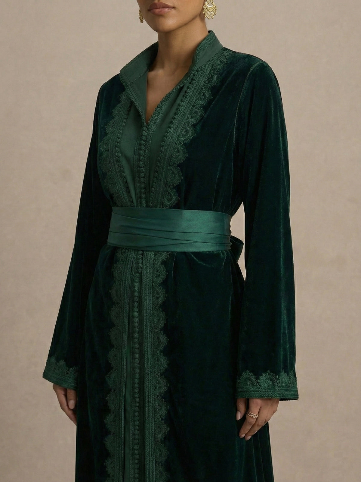 Takchita Vert - Caftania Paris