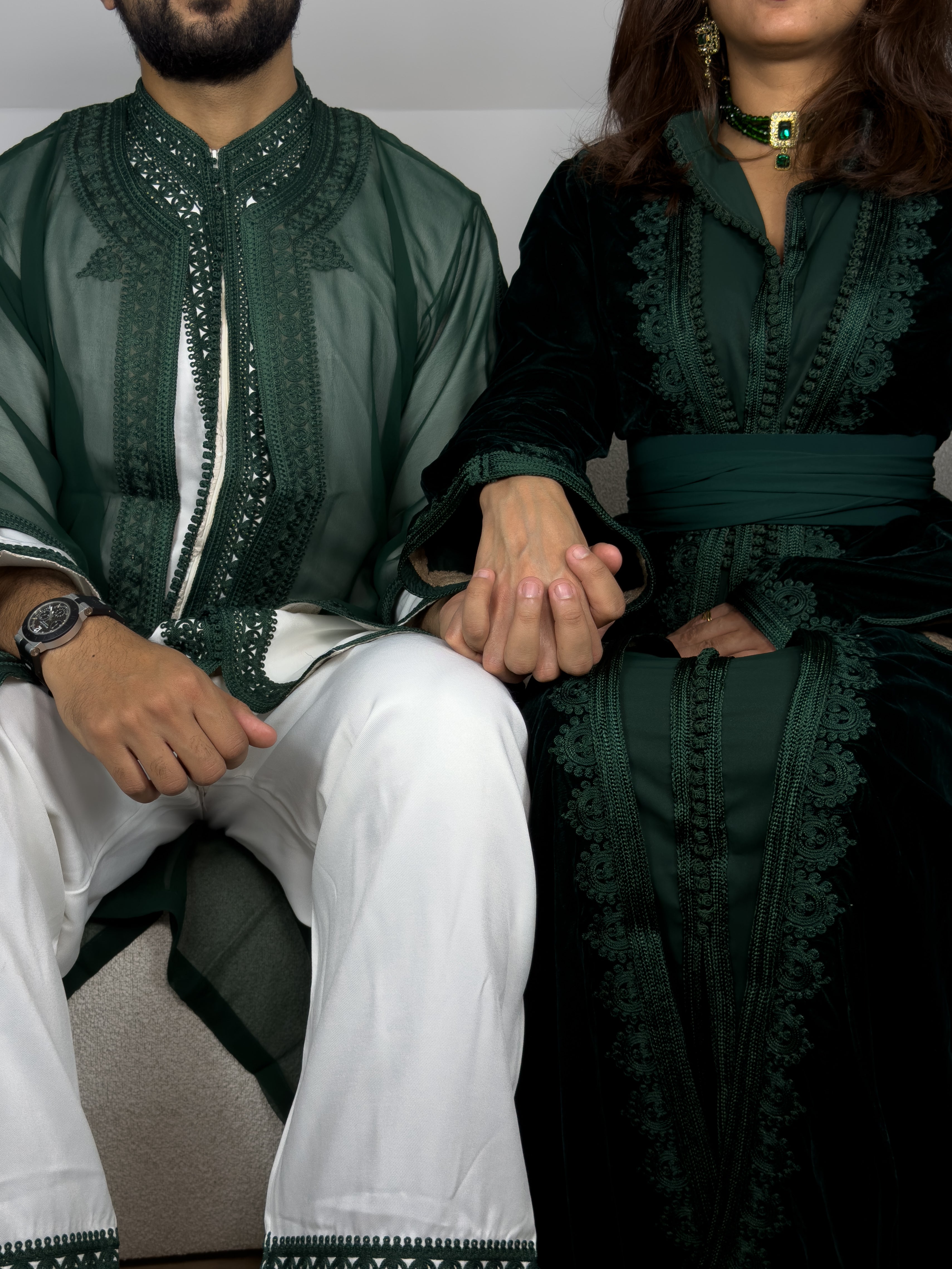 Takchita Vert - Caftania Paris