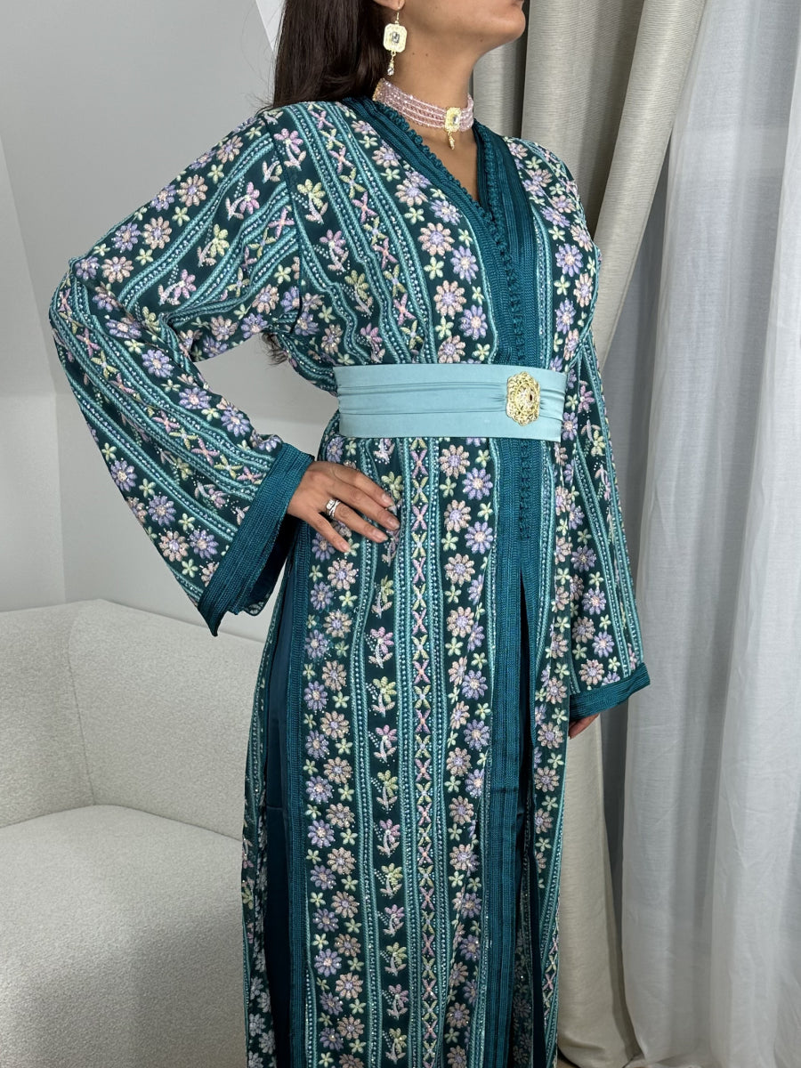 Caftan Mariage Vert - Caftania Paris