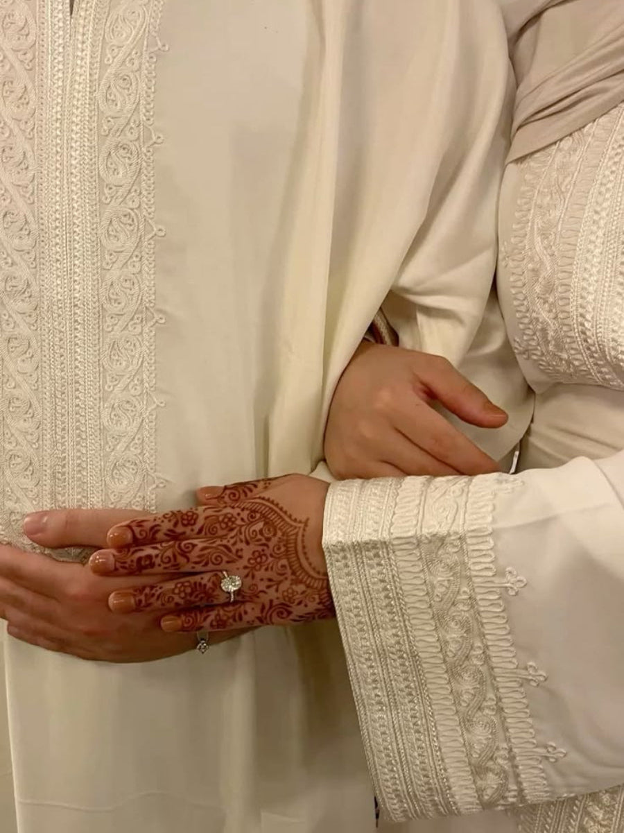 Caftan Marocain Blanc