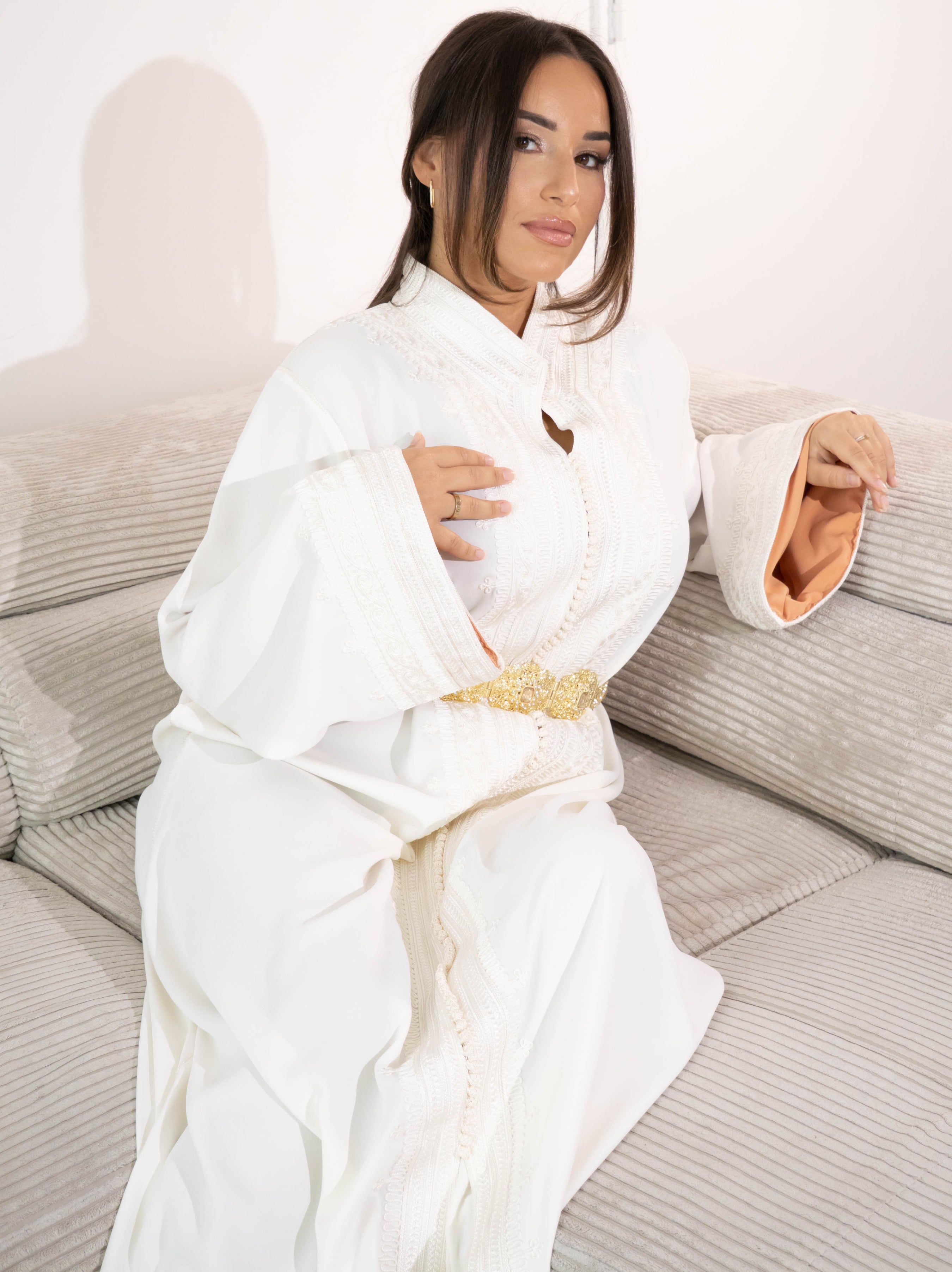 Caftan Blanc Mariée - Caftania Paris