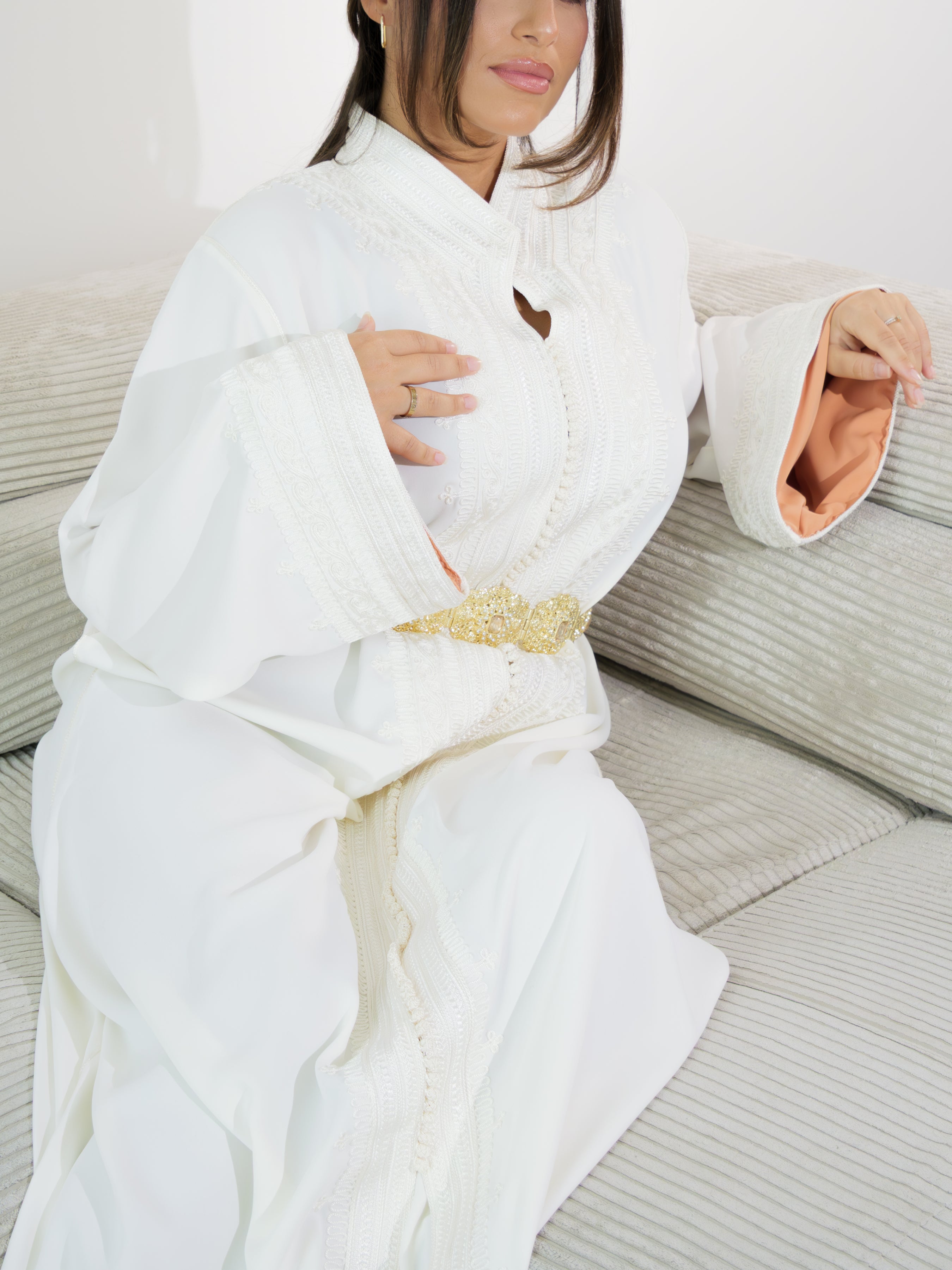Caftan Blanc Mariée - Caftania Paris