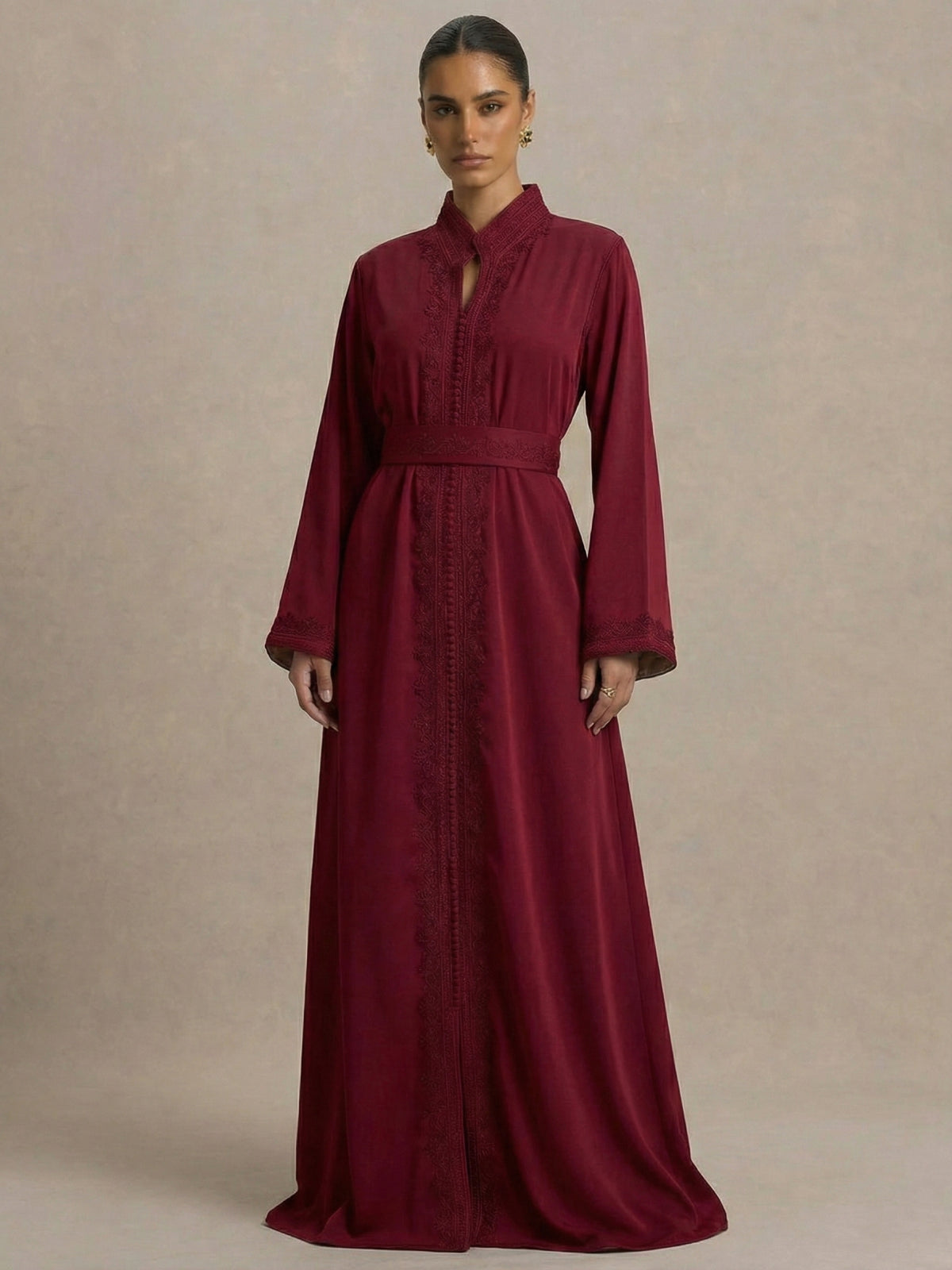 Caftan Mariée Rouge - Caftania Paris