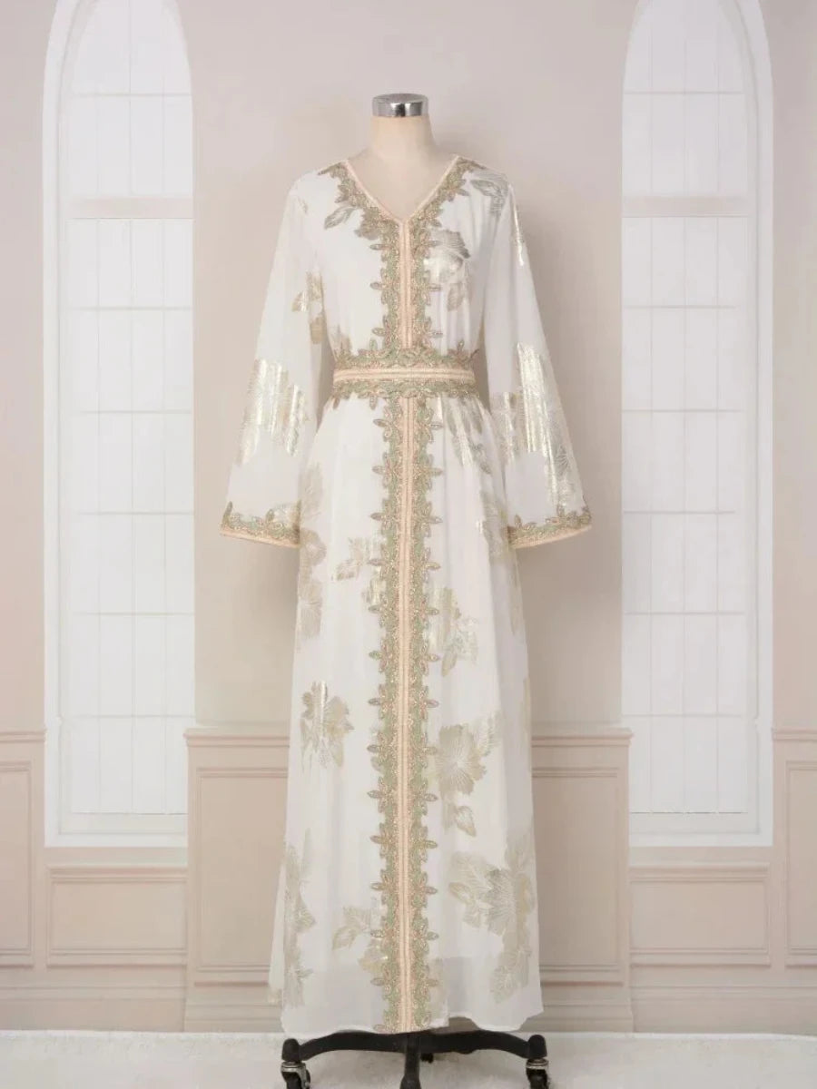 Caftan Mariage Blanc Moderne - Caftania Paris