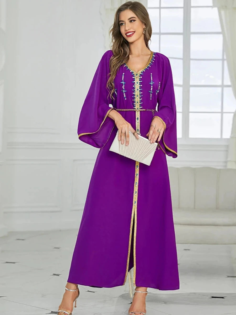 Caftan Manche Courte - Caftania Paris