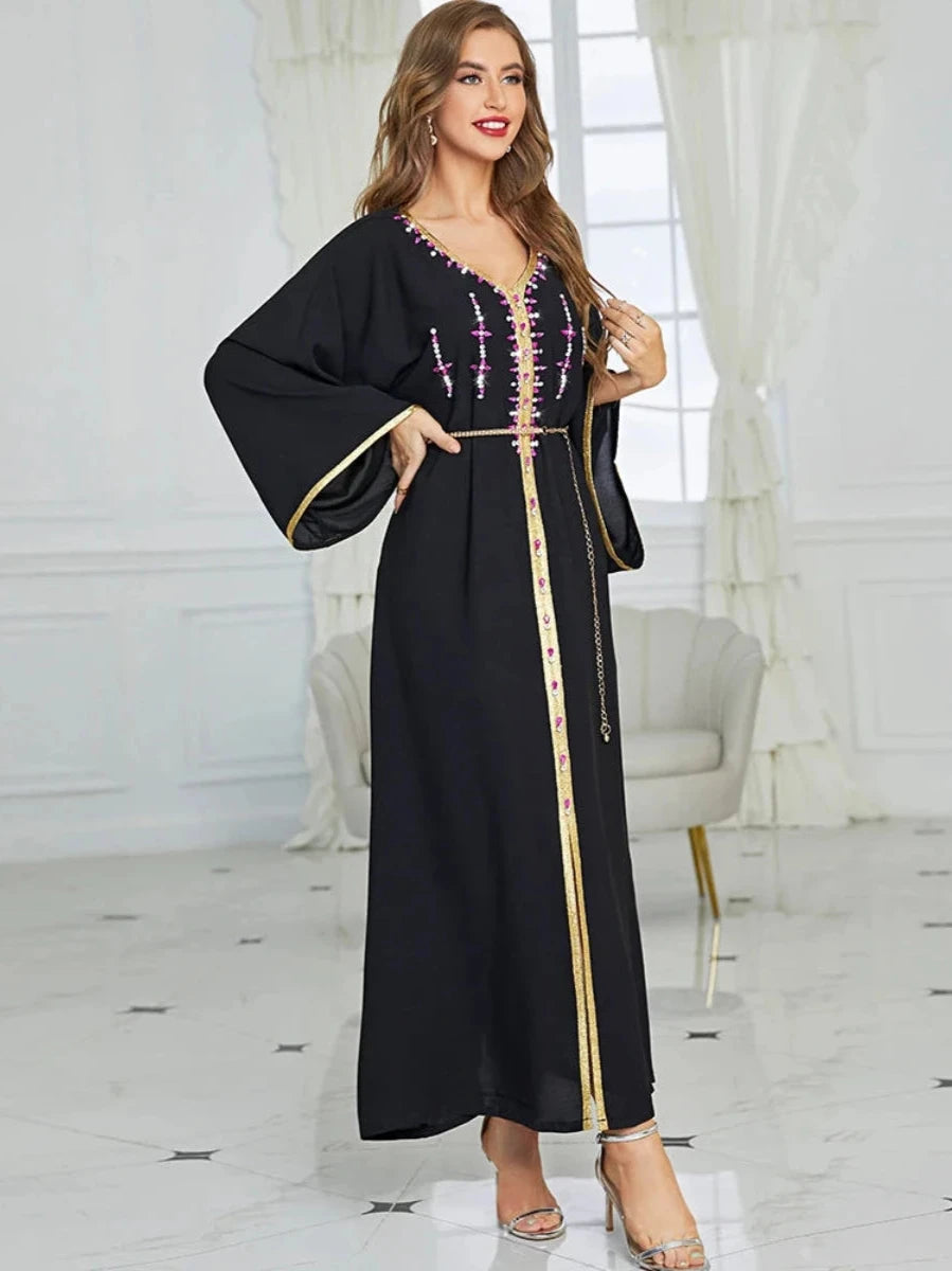 Caftan Mariage Noir - Caftania Paris