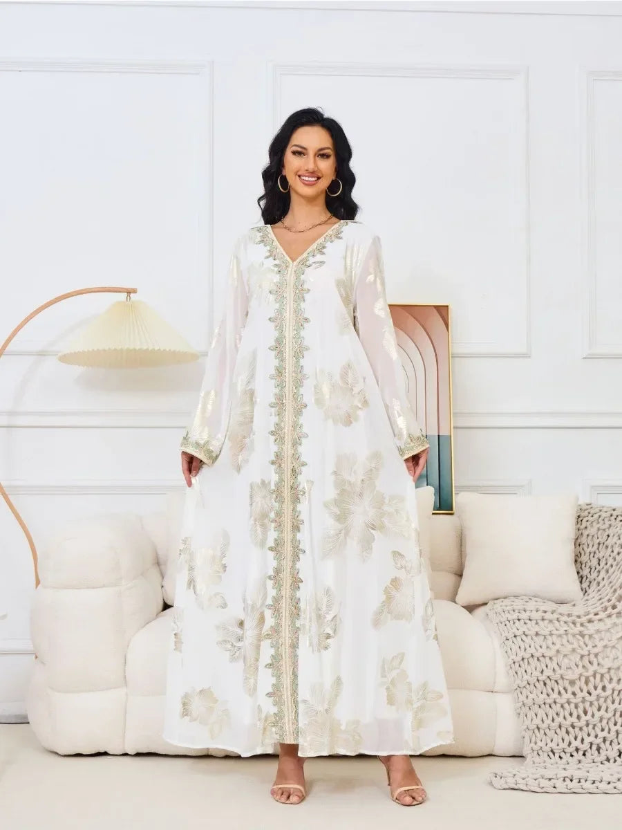 Caftan Mariage Blanc Moderne - Caftania Paris