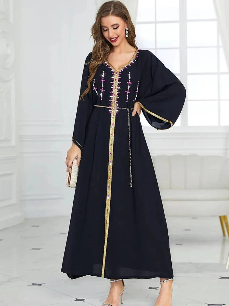 Caftan Mariage Noir - Caftania Paris