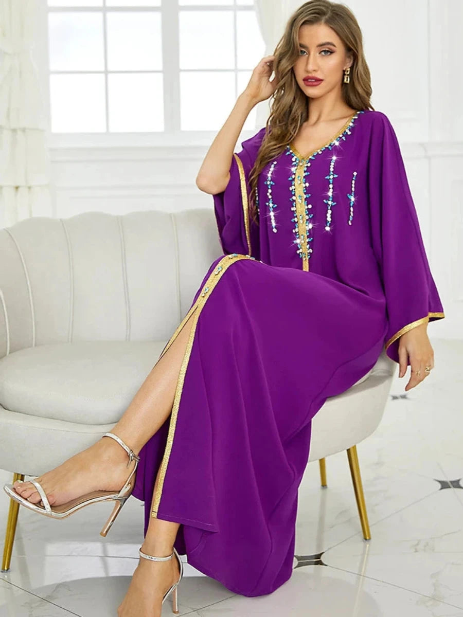 Caftan Manche Courte - Caftania Paris