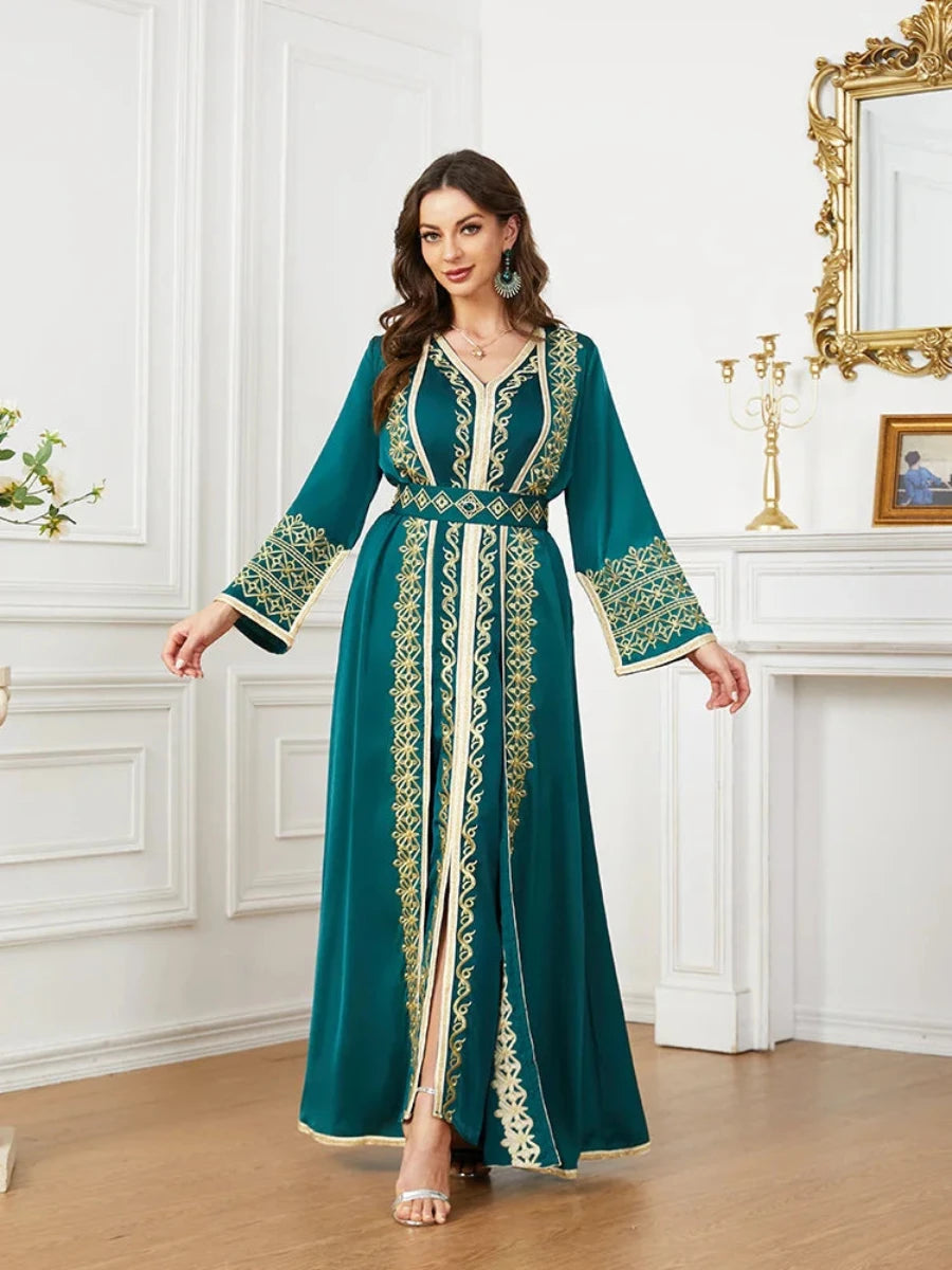 Caftan Mariage Vert - Caftania Paris