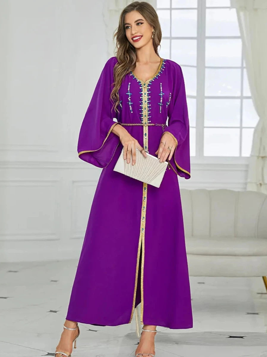 Caftan Manche Courte - Caftania Paris