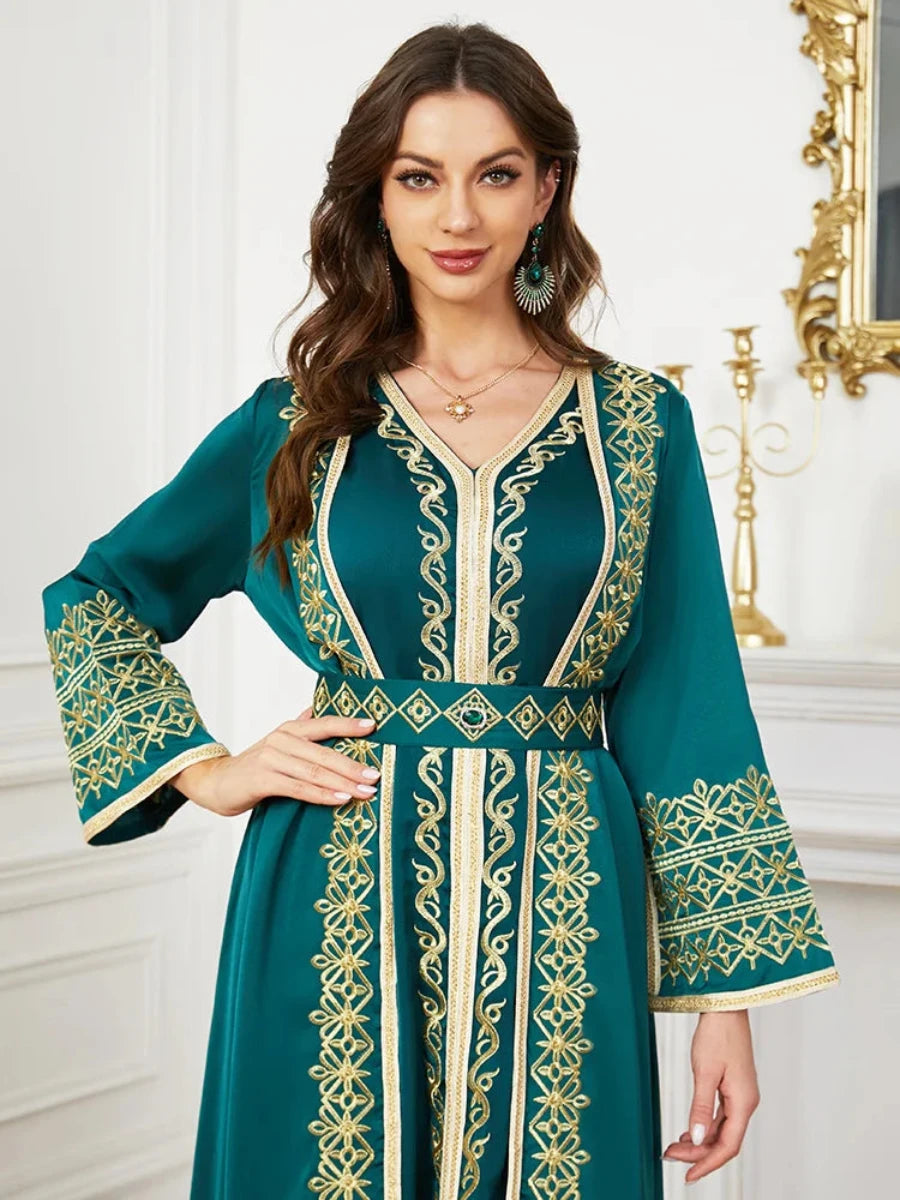 Caftan Mariage Vert - Caftania Paris