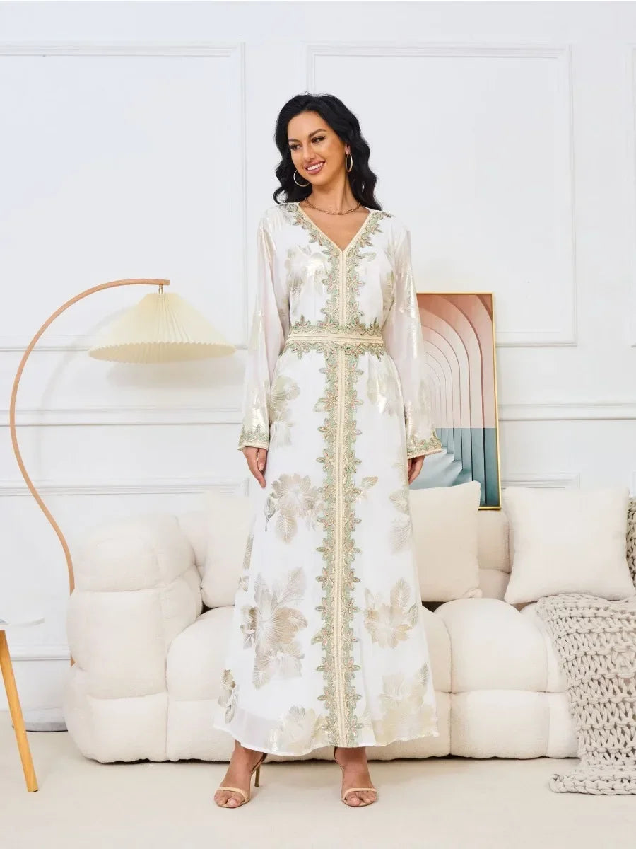 Caftan Mariage Blanc Moderne - Caftania Paris