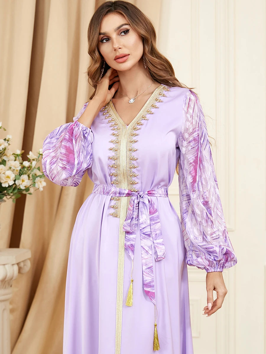 Caftan Rose Pale - Caftania Paris