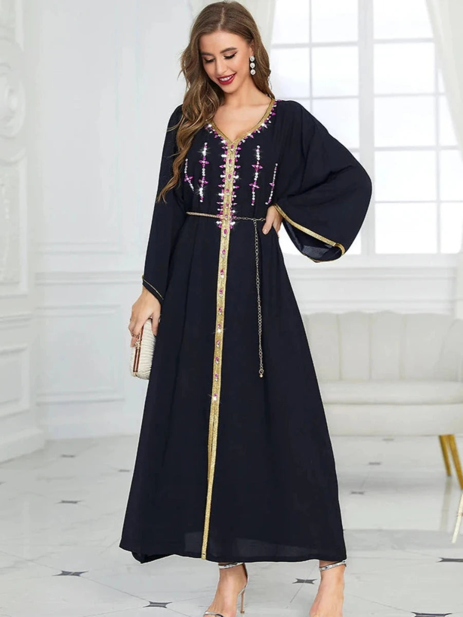 Caftan Mariage Noir - Caftania Paris