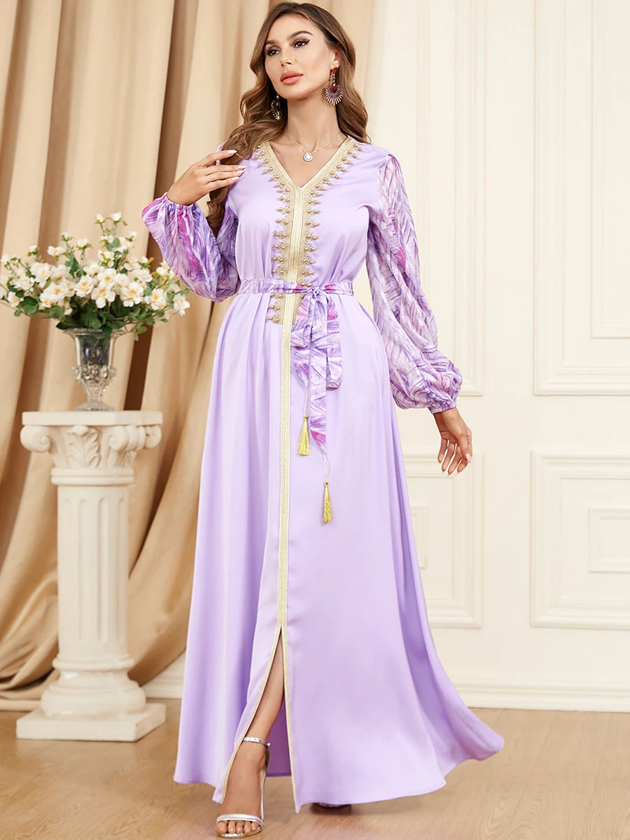 Caftan Rose Pale - Caftania Paris