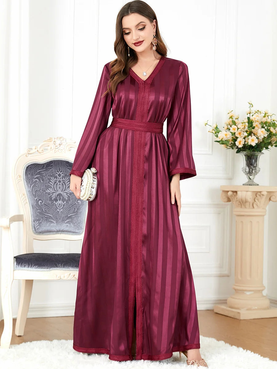 Caftan Marocain Rouge - Caftania Paris