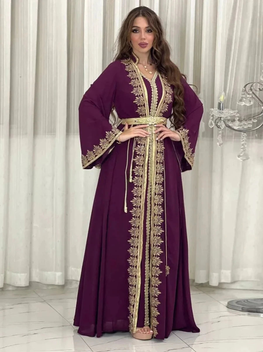 Caftan Violet Caftania Paris