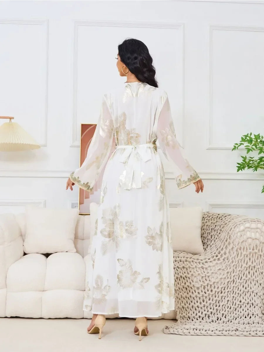 Caftan Mariage Blanc Moderne - Caftania Paris