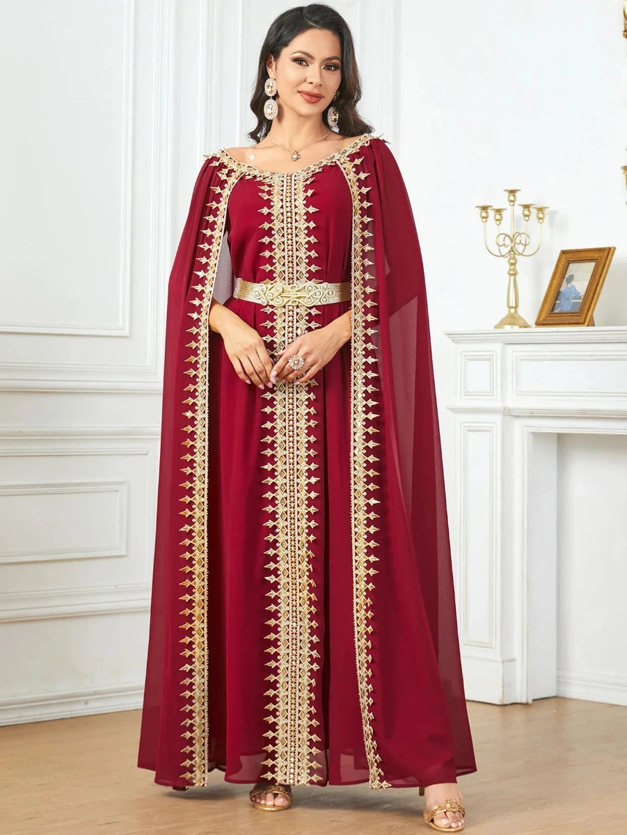 Caftan Mariée Rouge - Caftania Paris