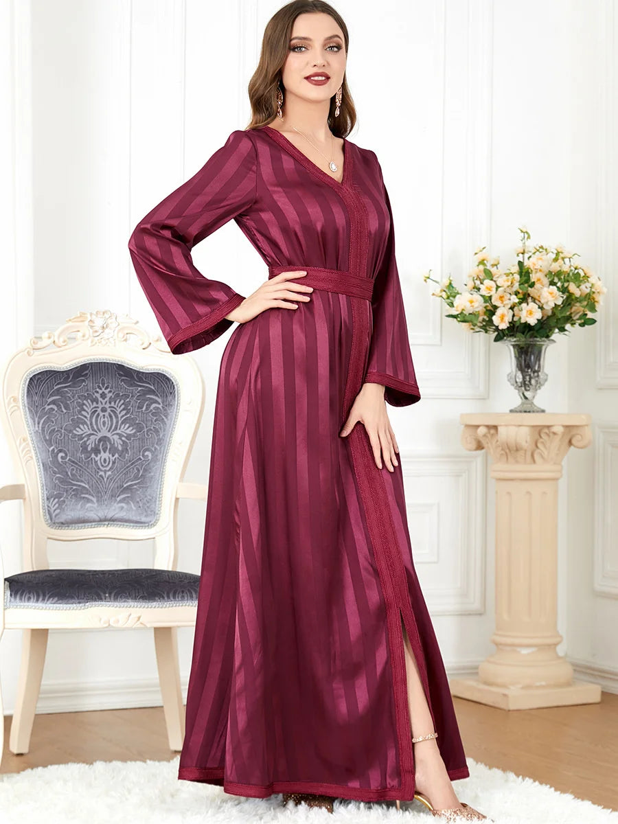 Caftan Marocain Rouge - Caftania Paris