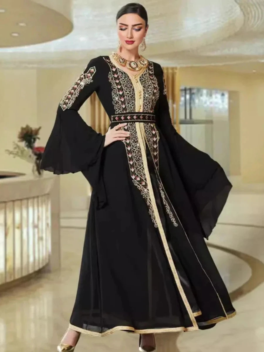 Caftan Robe De SoirÃ©e Longue Pour Mariage Oriental Robe Orientale
