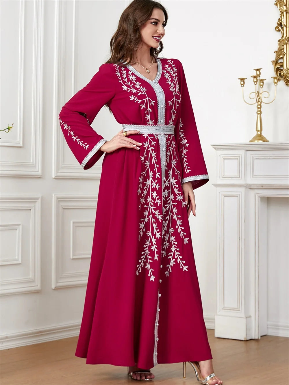 Caftan Bordeaux - Caftania Paris